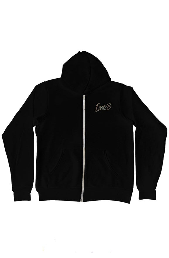 Script Fatigue Zip Hoodie